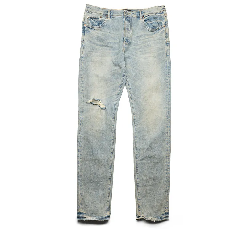 Purple Brand Low Rise Skinny Leg Venice Sunbleached Jean - Hellindigo