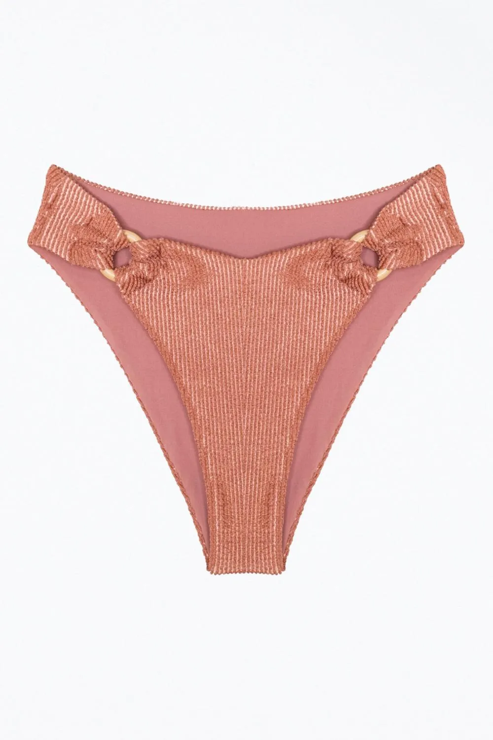 Rebecca Rippen-O-Ring-Bikiniunterteil in Blush