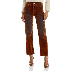 RE/DONE Damen High-Rise Weitbeinige Jeans mit hoher Taille