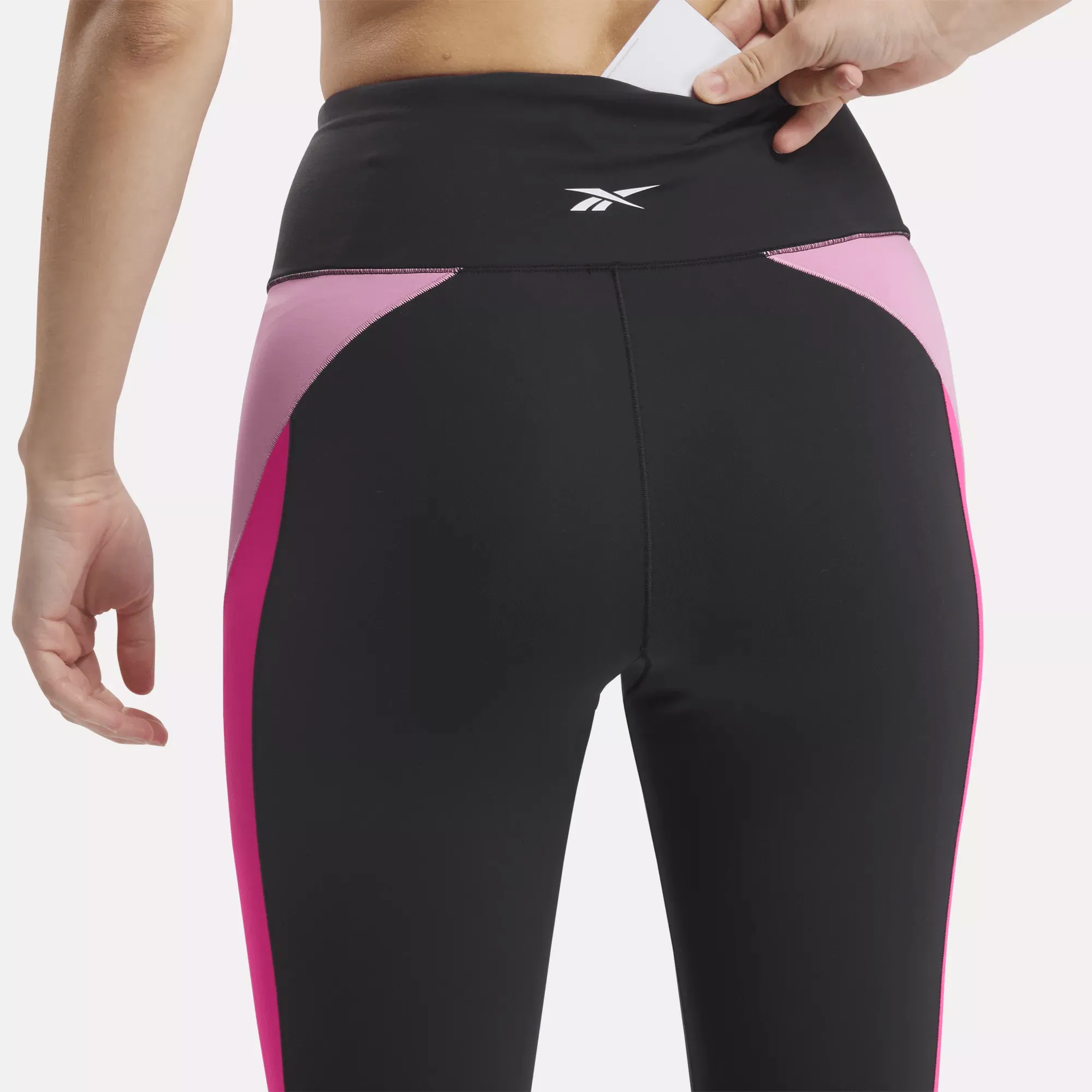 Reebok Bekleidung Damen Lux High-Rise Colorblock Leggings