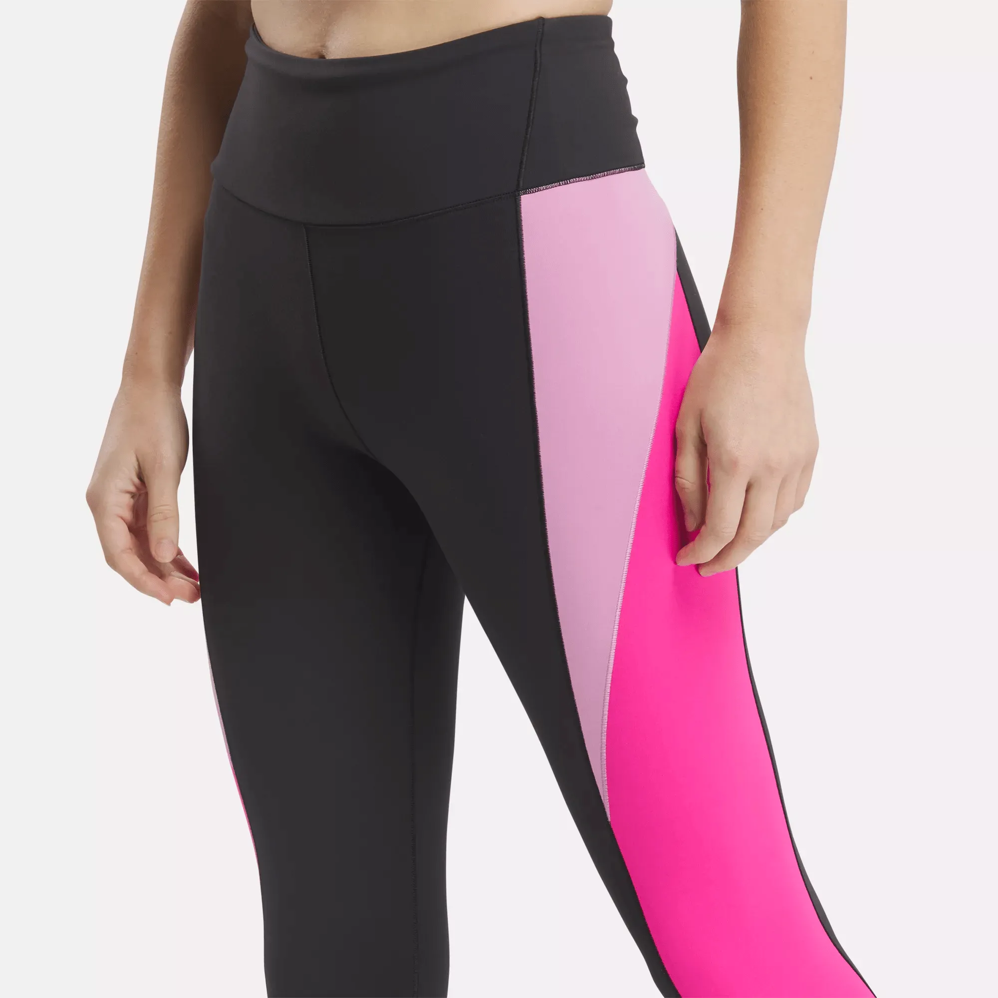 Reebok Bekleidung Damen Lux High-Rise Colorblock Leggings