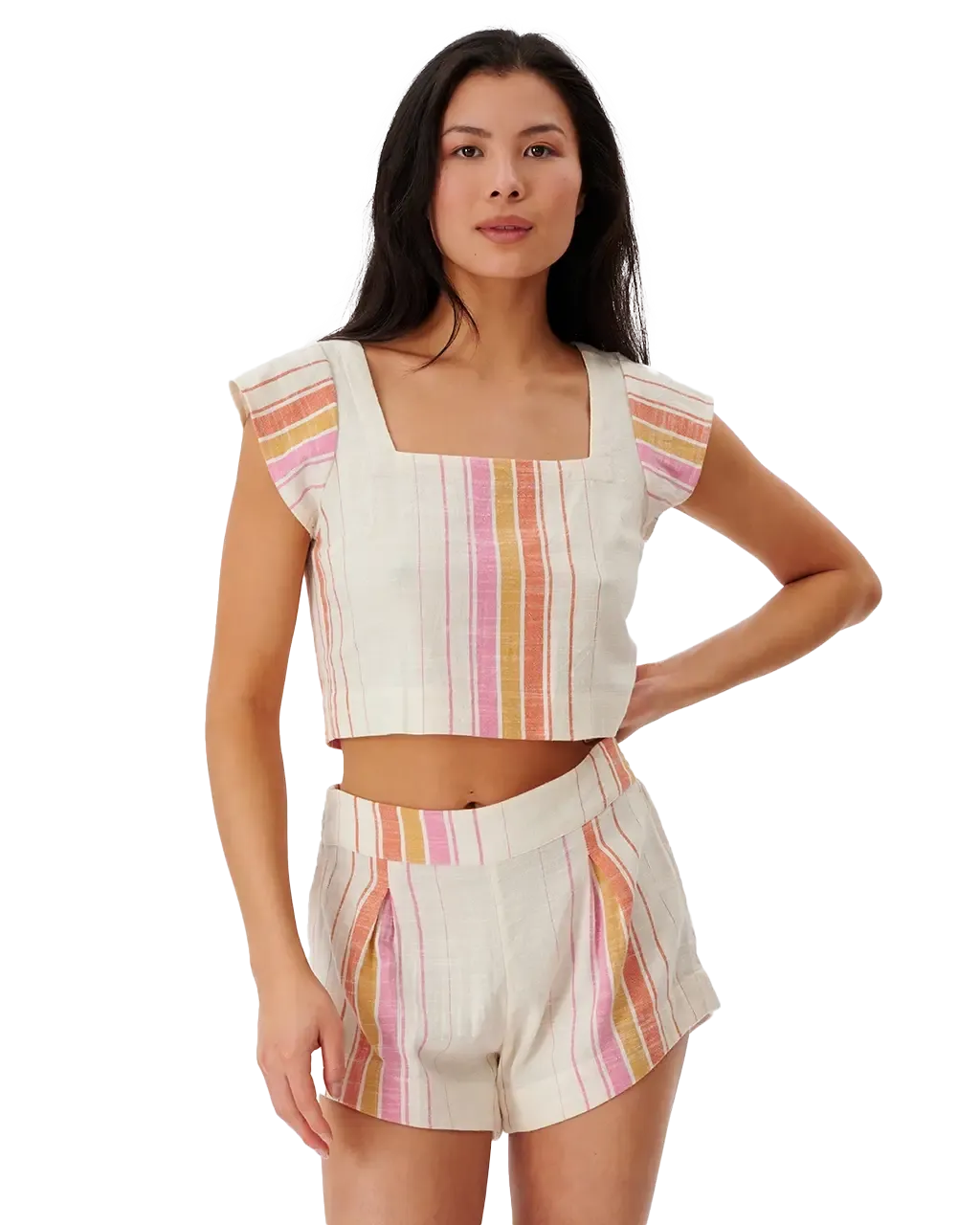 Rip Curl Clothing Heat Wave Top in Beige