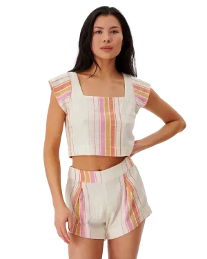Rip Curl Clothing Heat Wave Top in Beige