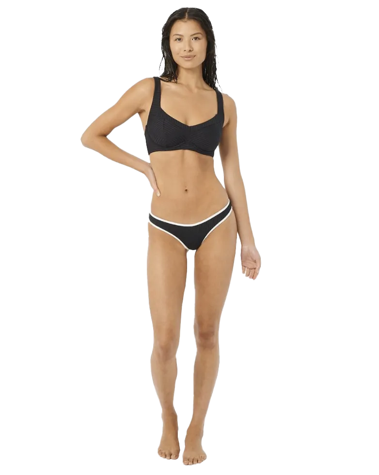Rip Curl Clothing Premium Surf E Bralette Bikini-Oberteil in Schwarz