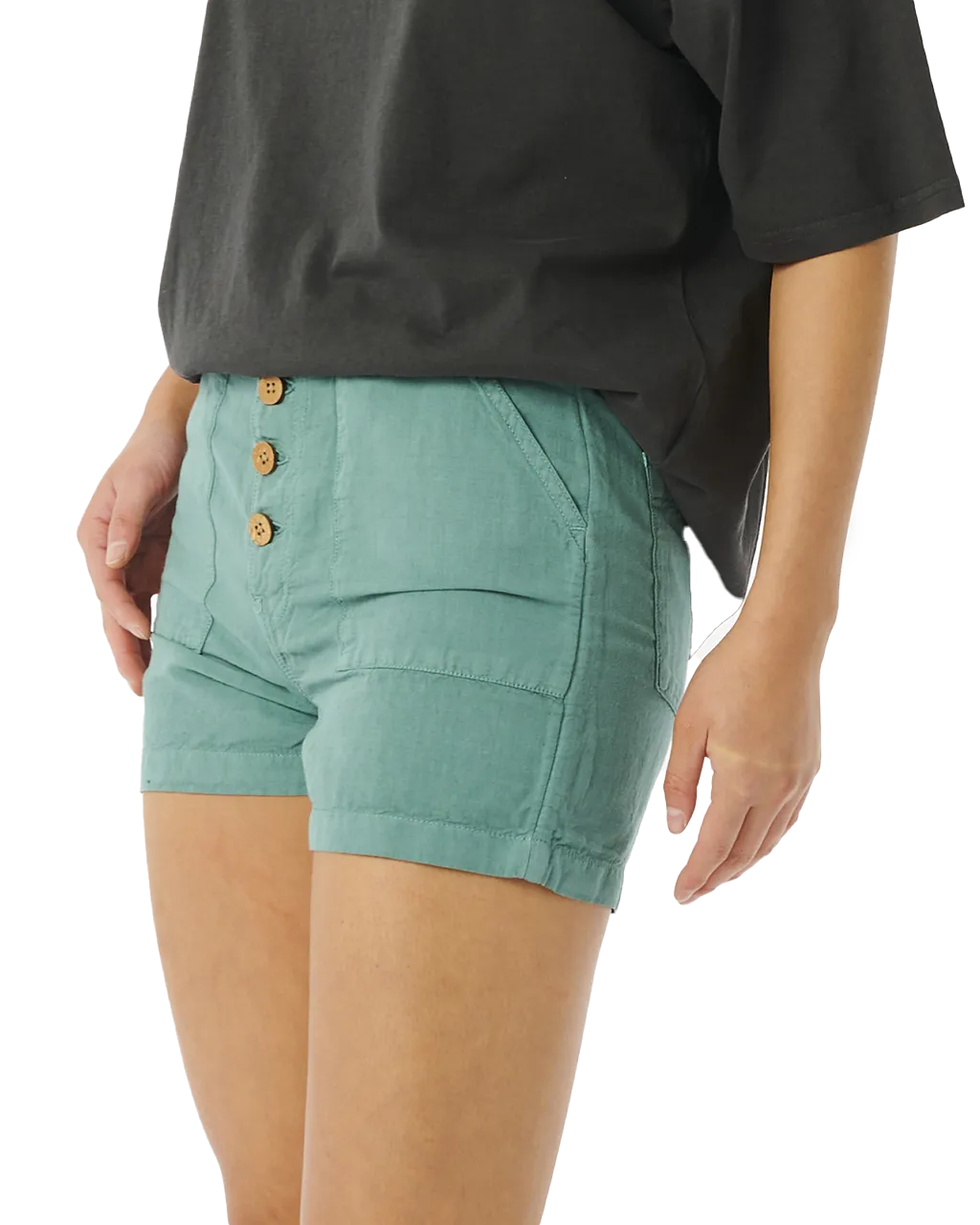 Rip Curl Clothing Sommer Palmen-Wandelshorts in Petrol