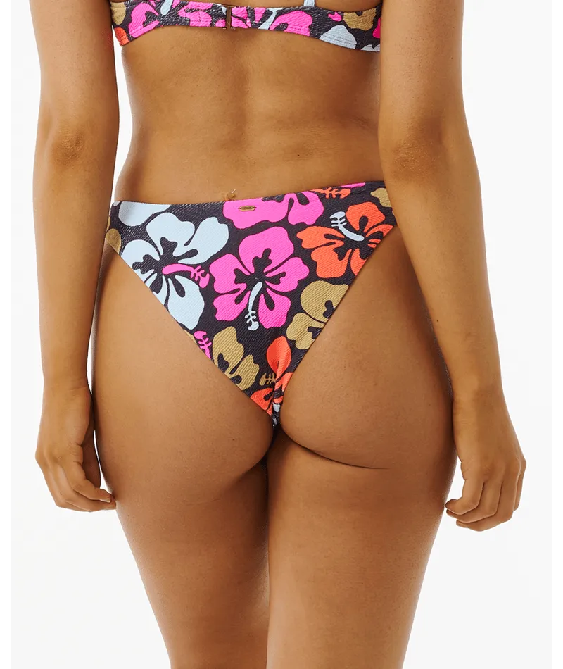 Rip Curl Hibiscus Heat Hi Cut Freche Badehose-Multi