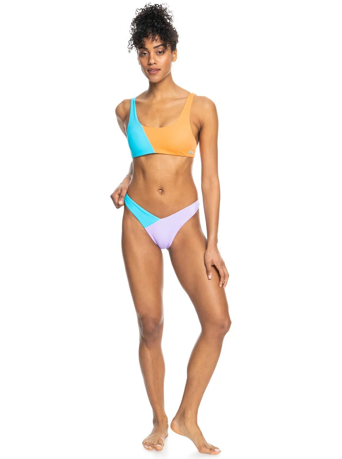 Roxy Colorblock Party Cheeky HL Bottom-Bachelor Knopf