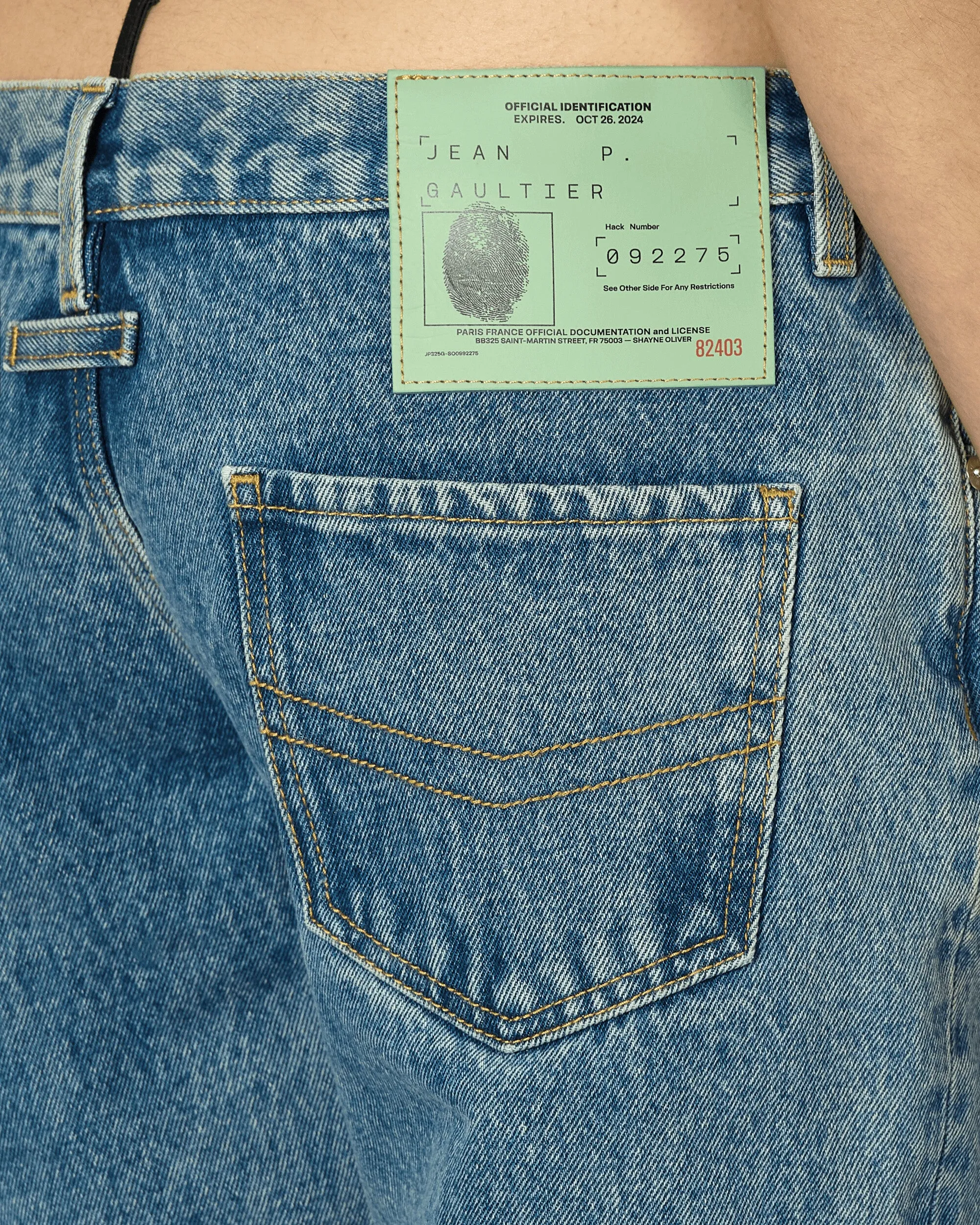 Shayne Oliver Skinny Jeans Hellblau