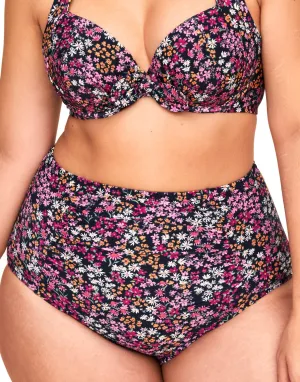 Shelby Damen-Plus-Size Badebekleidung High-Waist Bikini-Unterteil