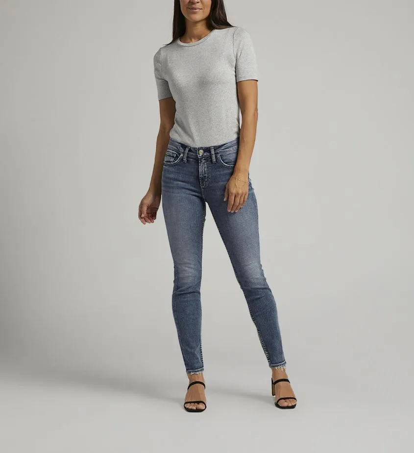 Silver Suki Mid Rise Skinny