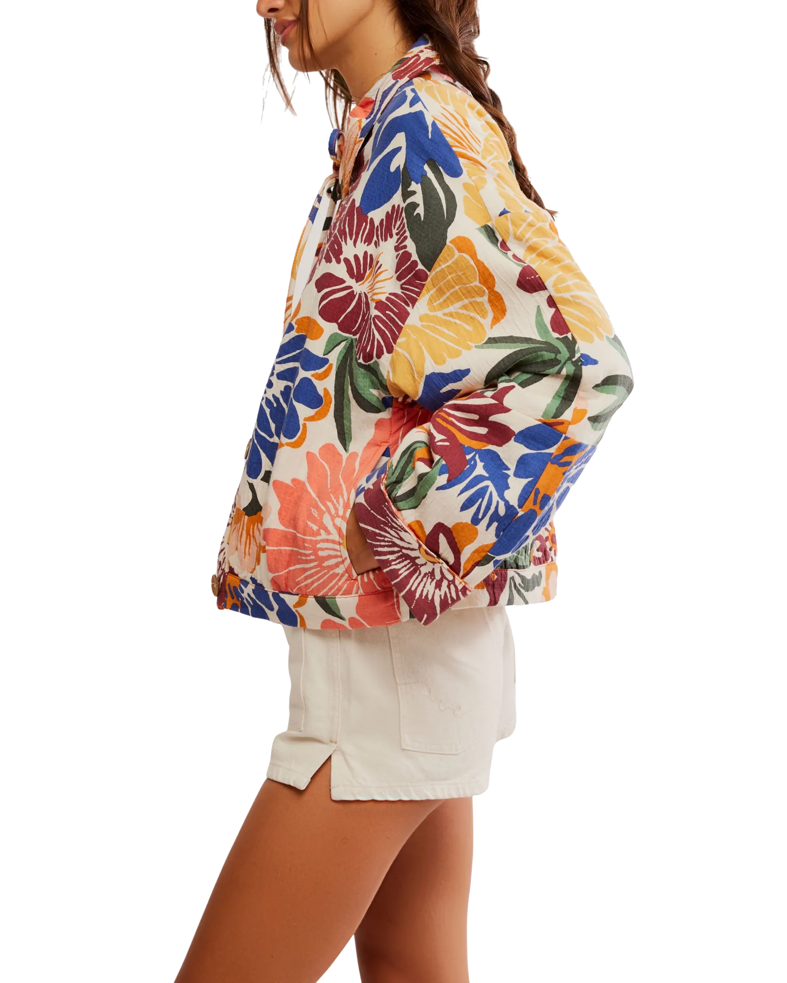 Soleil Strandjacke in Tropen-Kombination
