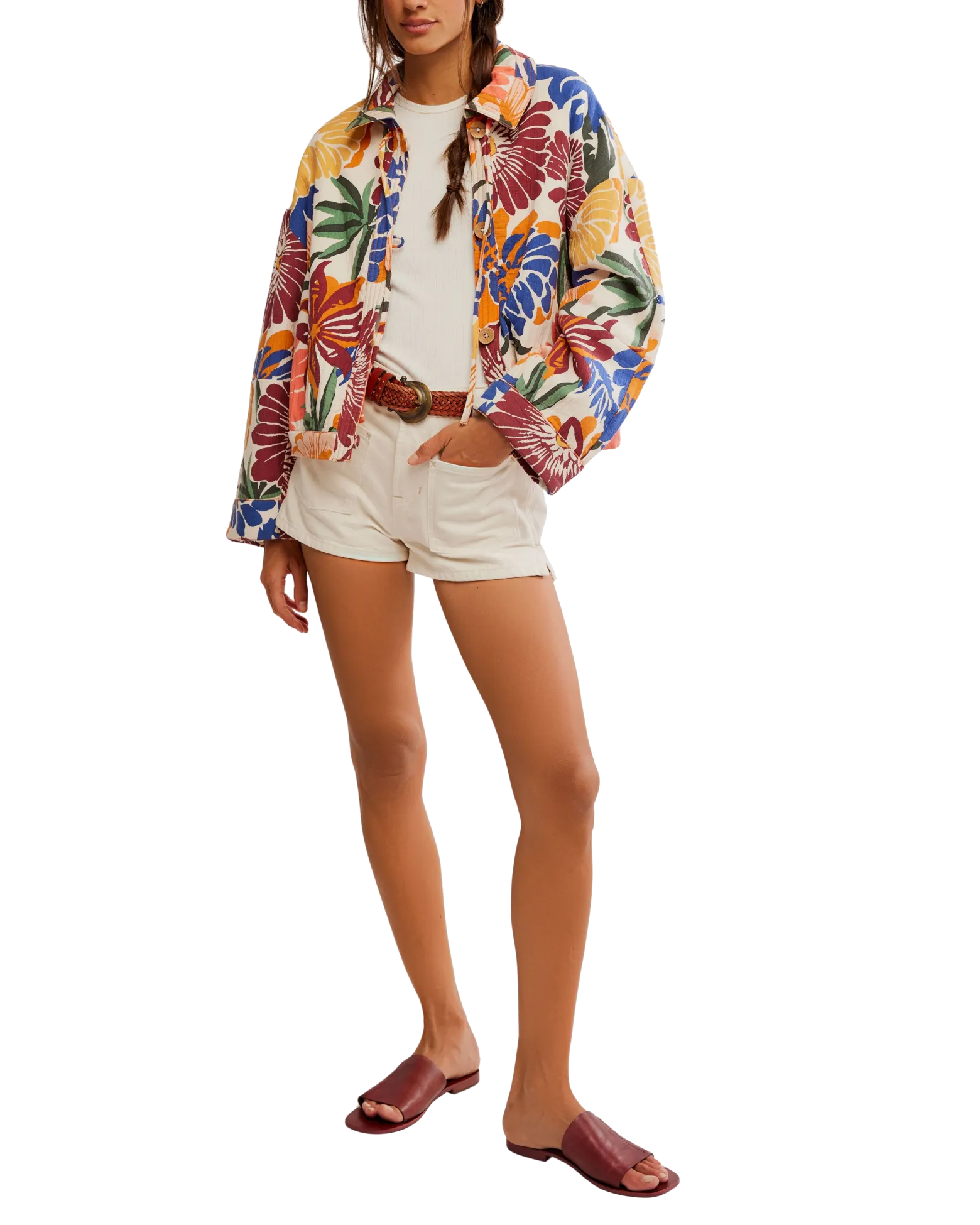 Soleil Strandjacke in Tropen-Kombination