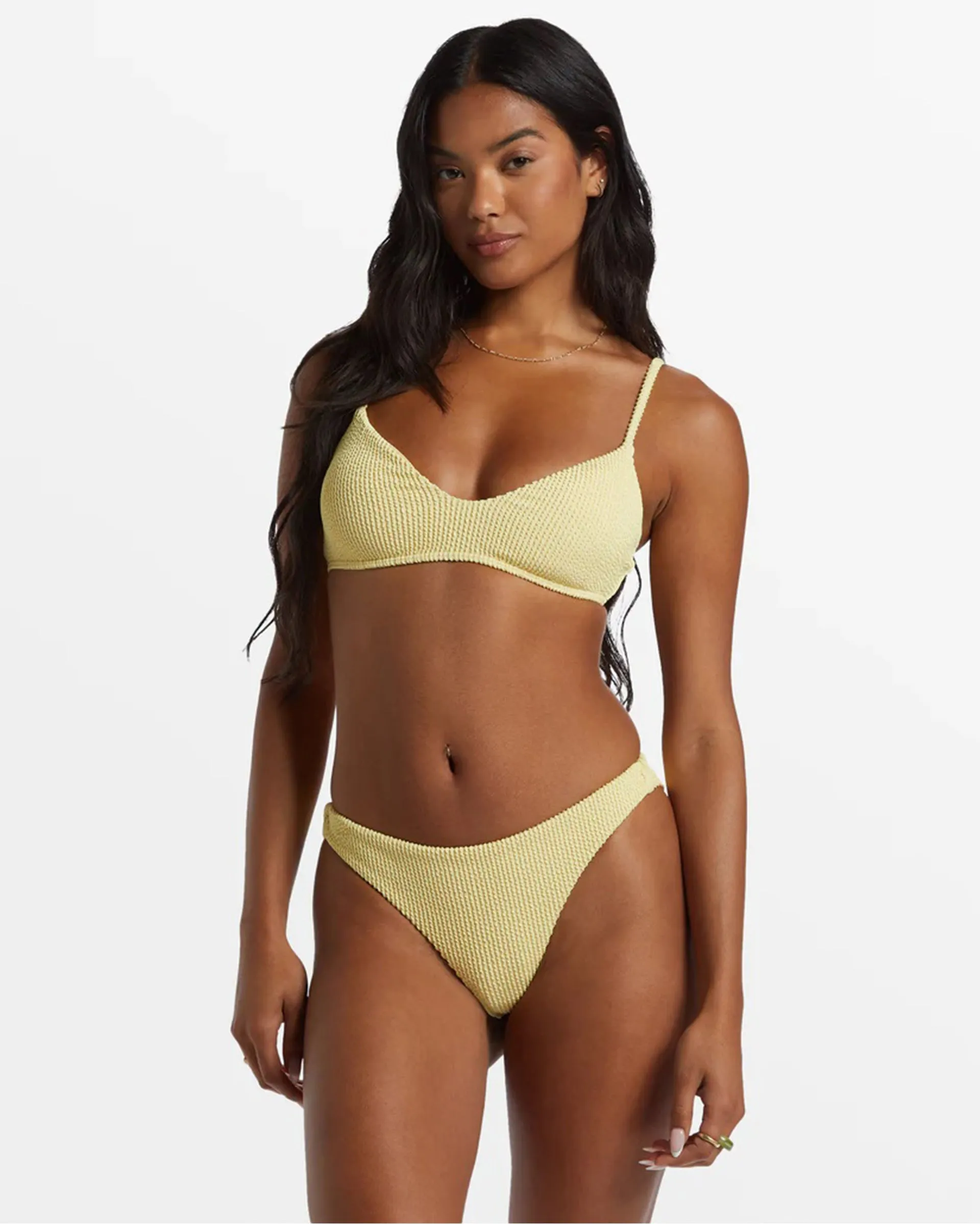 Sommer High-Tanga-Bikini-Unterteil