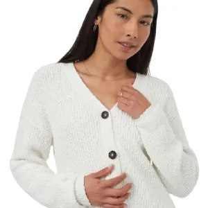 Tentree Clothing Damen Highline Boucle Cardigan (Vintage Weiß)