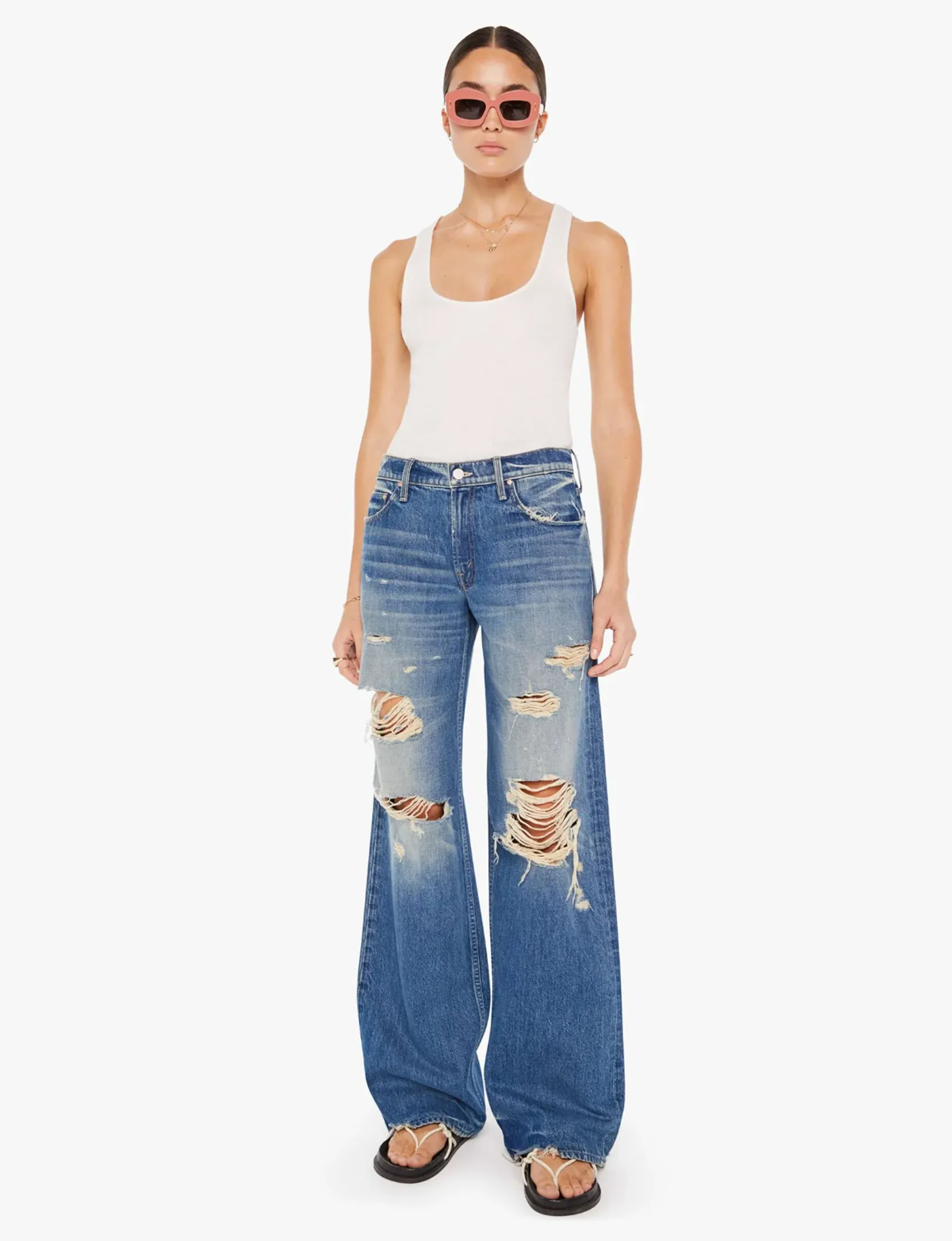 The Down Low Spinner Absatzhose, BDE Clothing_mother-denim