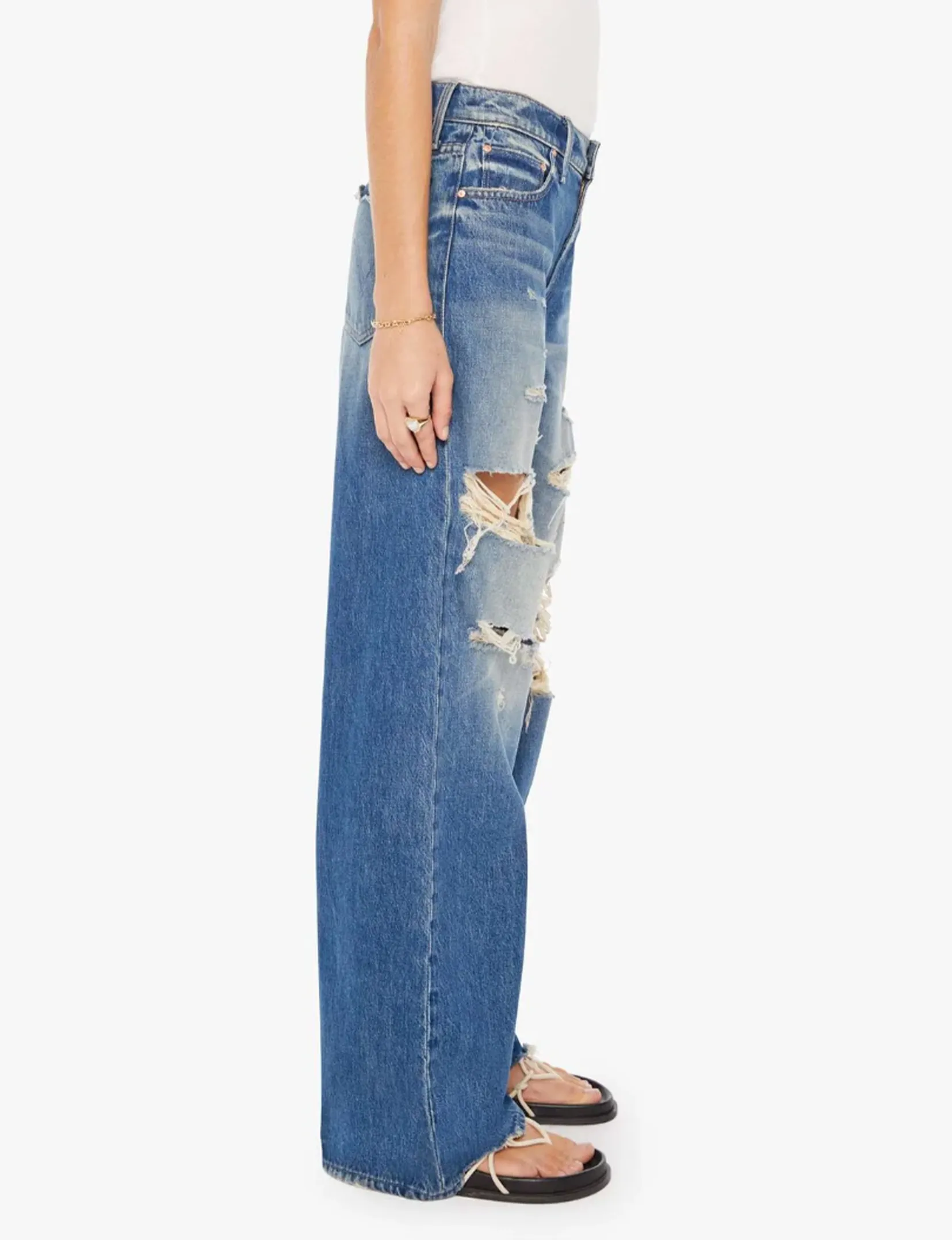 The Down Low Spinner Absatzhose, BDE Clothing_mother-denim