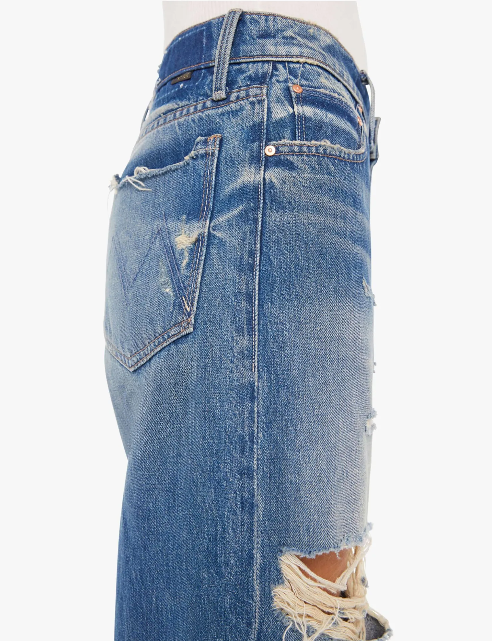 The Down Low Spinner Absatzhose, BDE Clothing_mother-denim