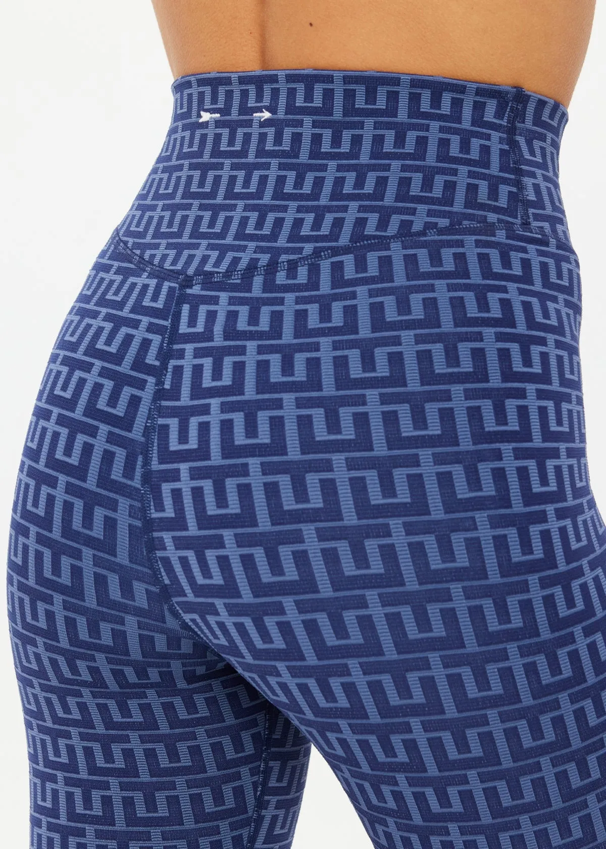 The Upside Clothing Farrow 25-Zoll Hohe Midi-Hose | Denim