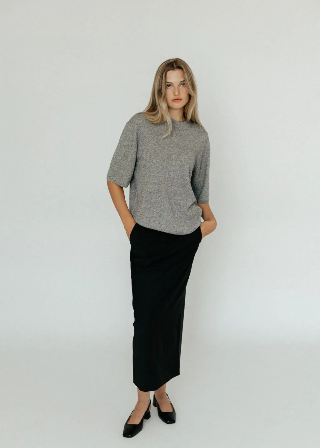 Tibi Tropical Wolle Maxi Hosenrock Kleidung_tibi