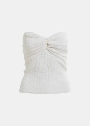 Röhrenoberteil Holo Off-White