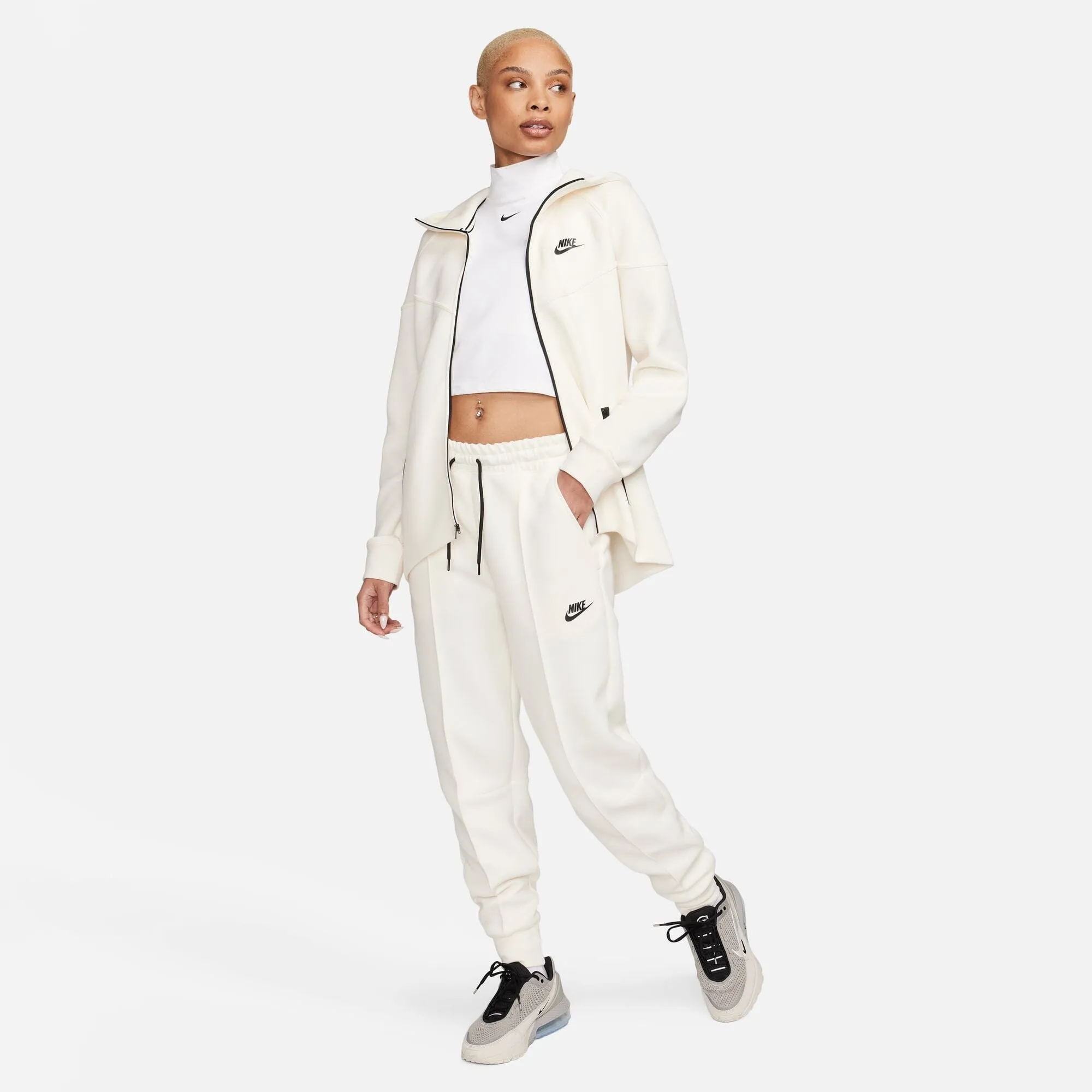 Damen Jogginghosen mit mittlerer Taillenhöhe Tech Fleece Sportbekleidung (FB8330-110)