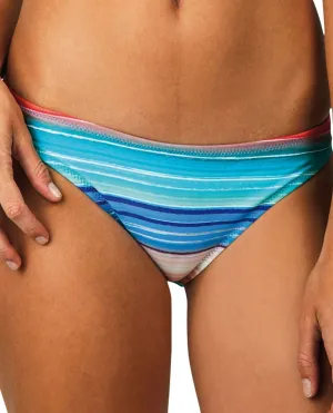 Damen-Bikinihose in moderater Passform im Newport-Streifen-Design
