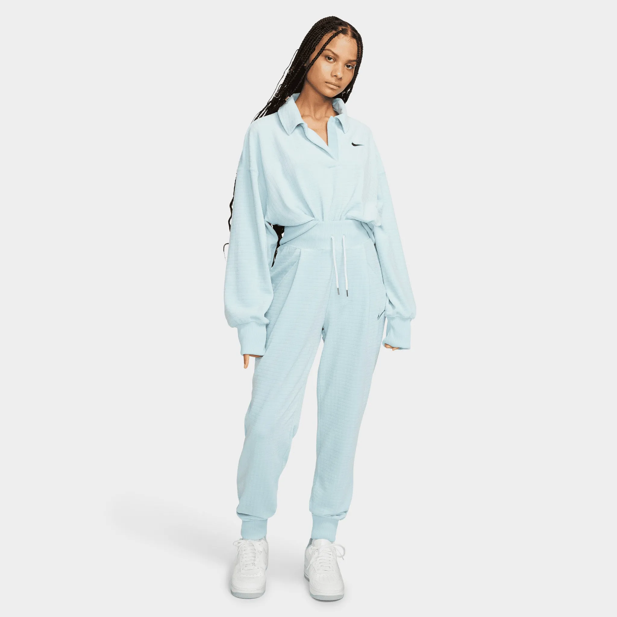 Nike Damen Nike Women's Sportswear Velour High-Rise Joggers Ozeanglück / Lärm Aqua