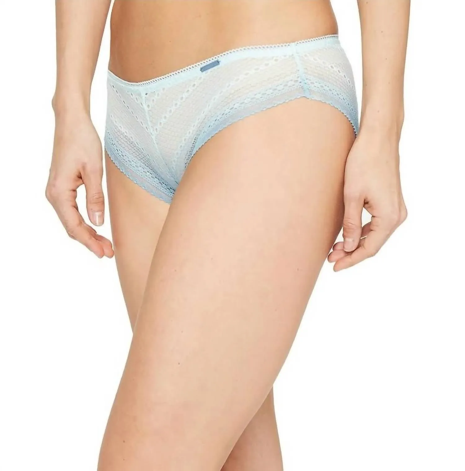 Damen Ombre Bikini Slip in Salt Lake Blue Steel