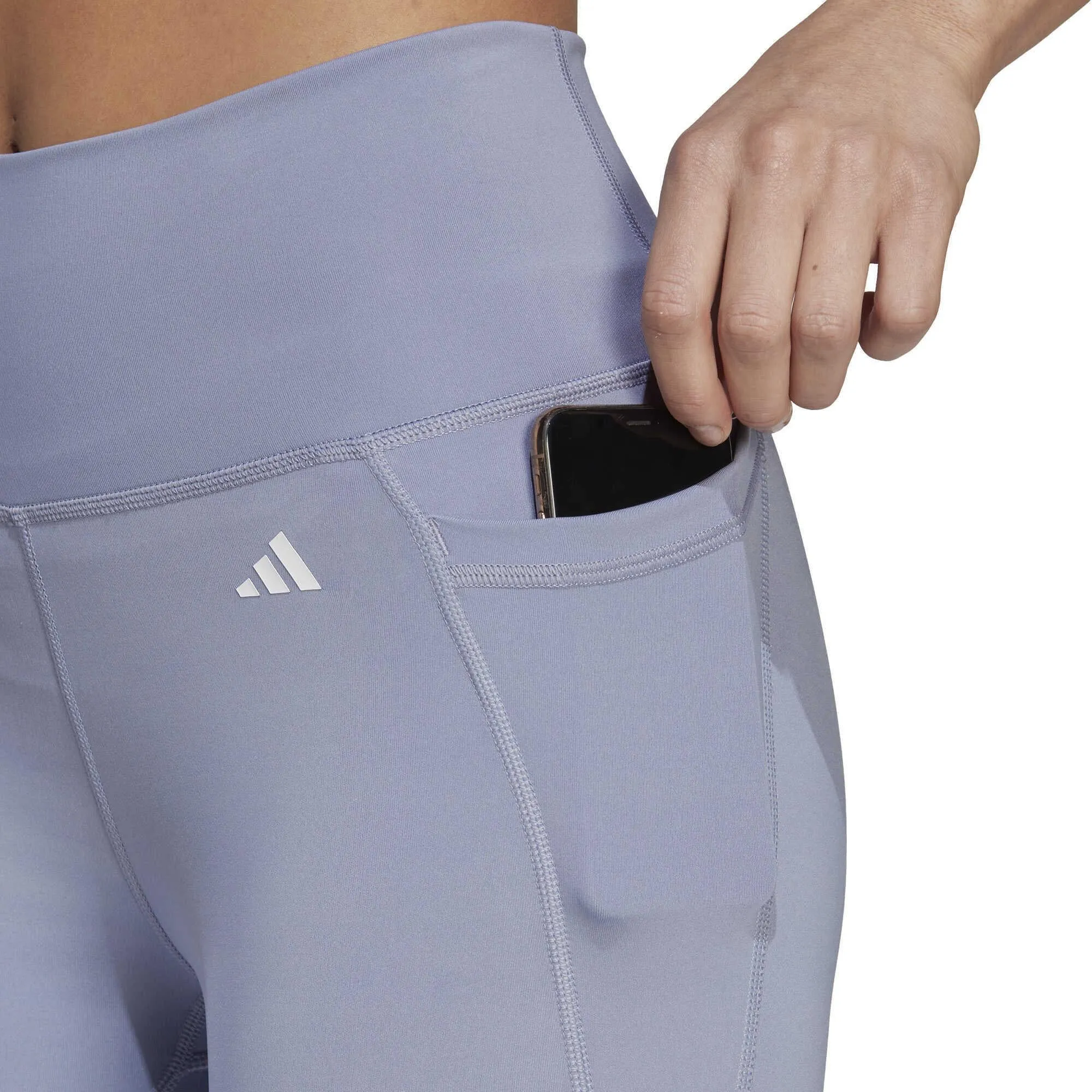 Damens Optime Stash Pocket High-Waisted 7/8 Leggings
