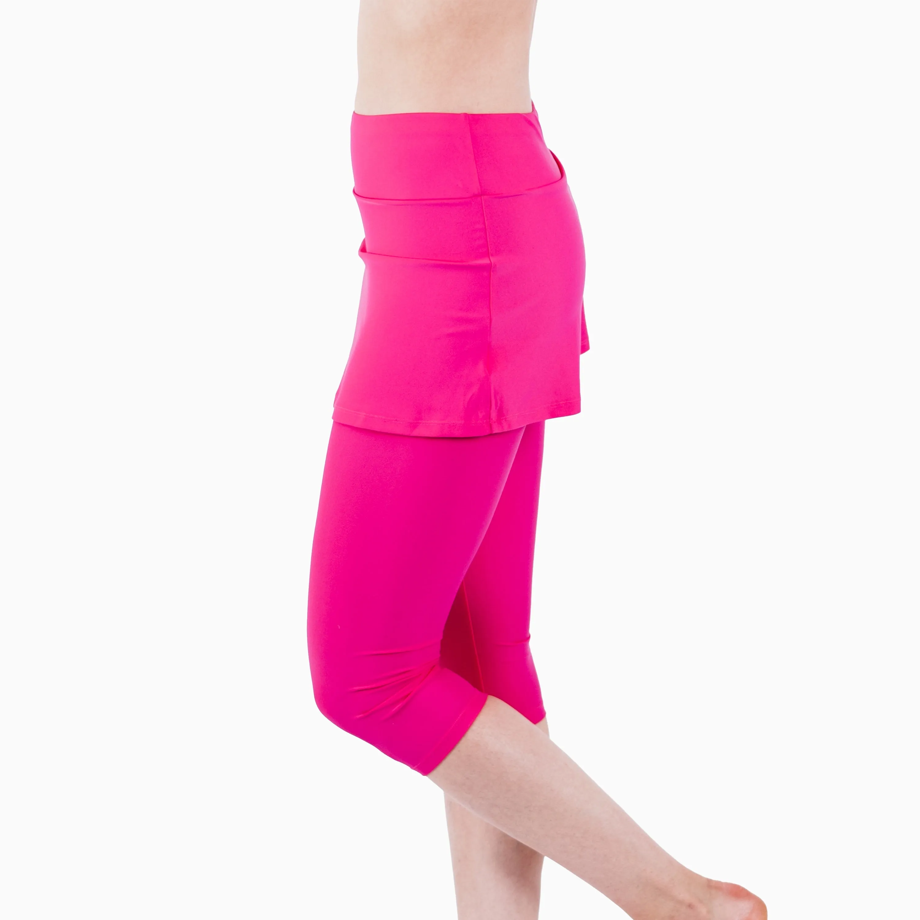 Damen Bade-Caprihose mit Rock