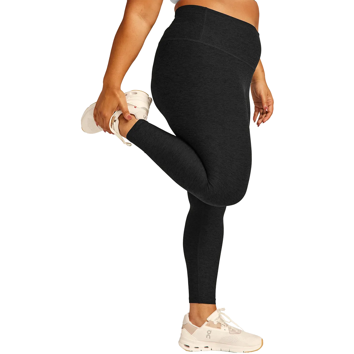 Damen Spacedye High Waisted Midi Legging - Verlängert