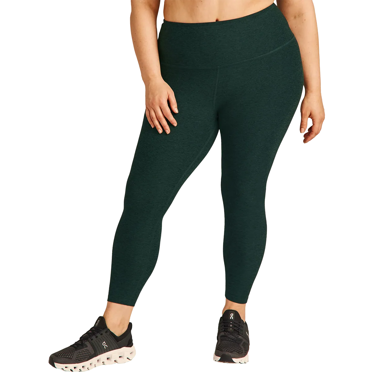 Damen Spacedye High Waisted Midi Legging - Verlängert