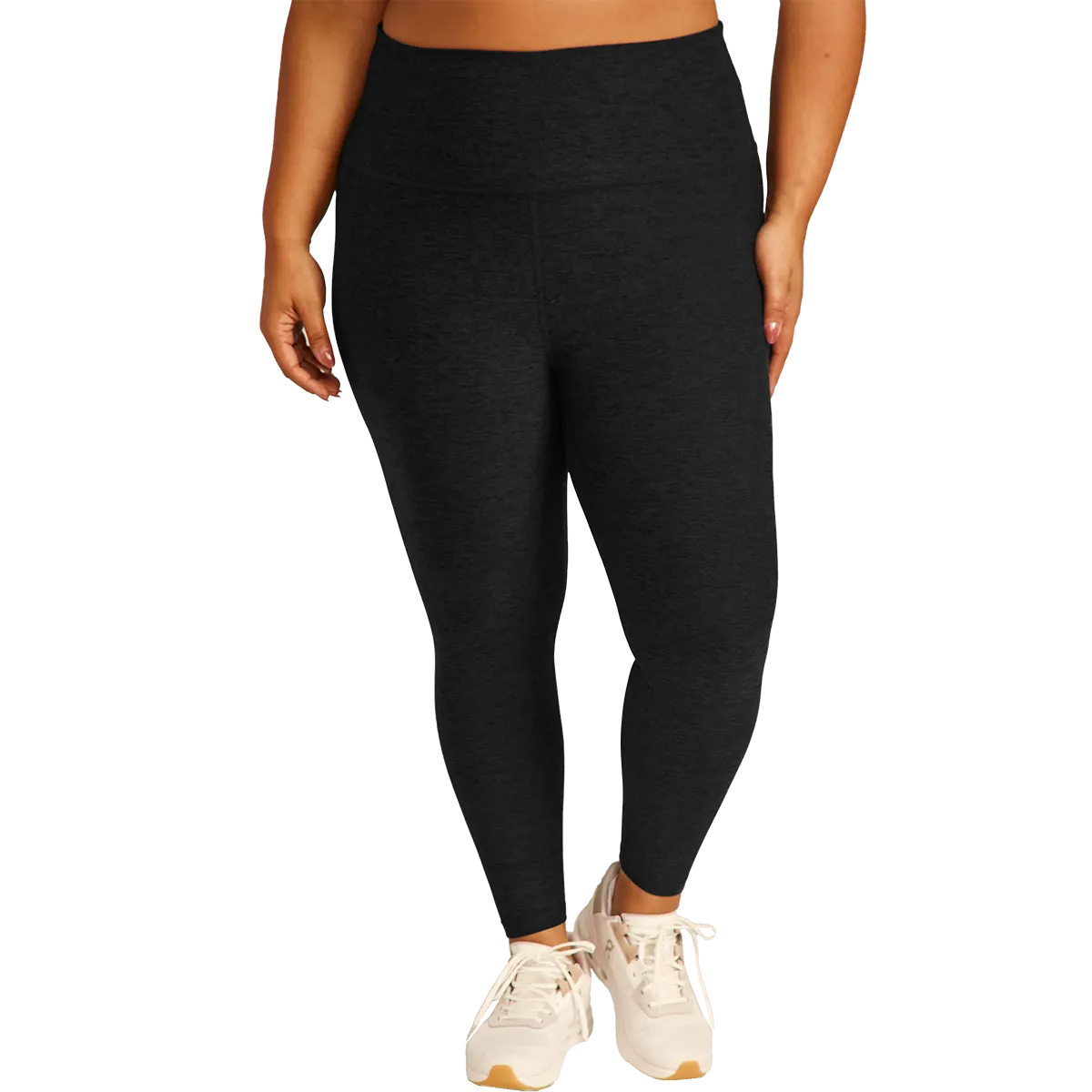 Damen Spacedye High Waisted Midi Legging - Verlängert