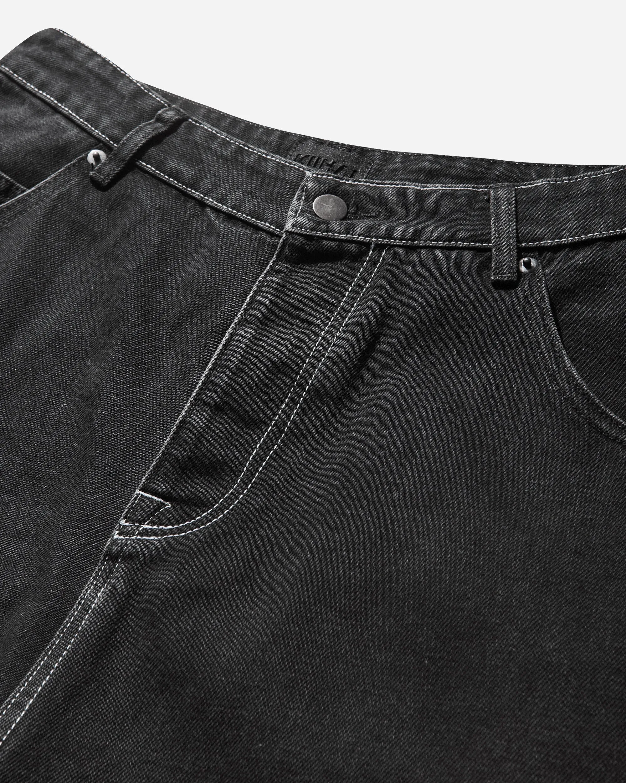 Damen Jeans mit Nieten im Baggy-Schnitt, Grau gewaschen
