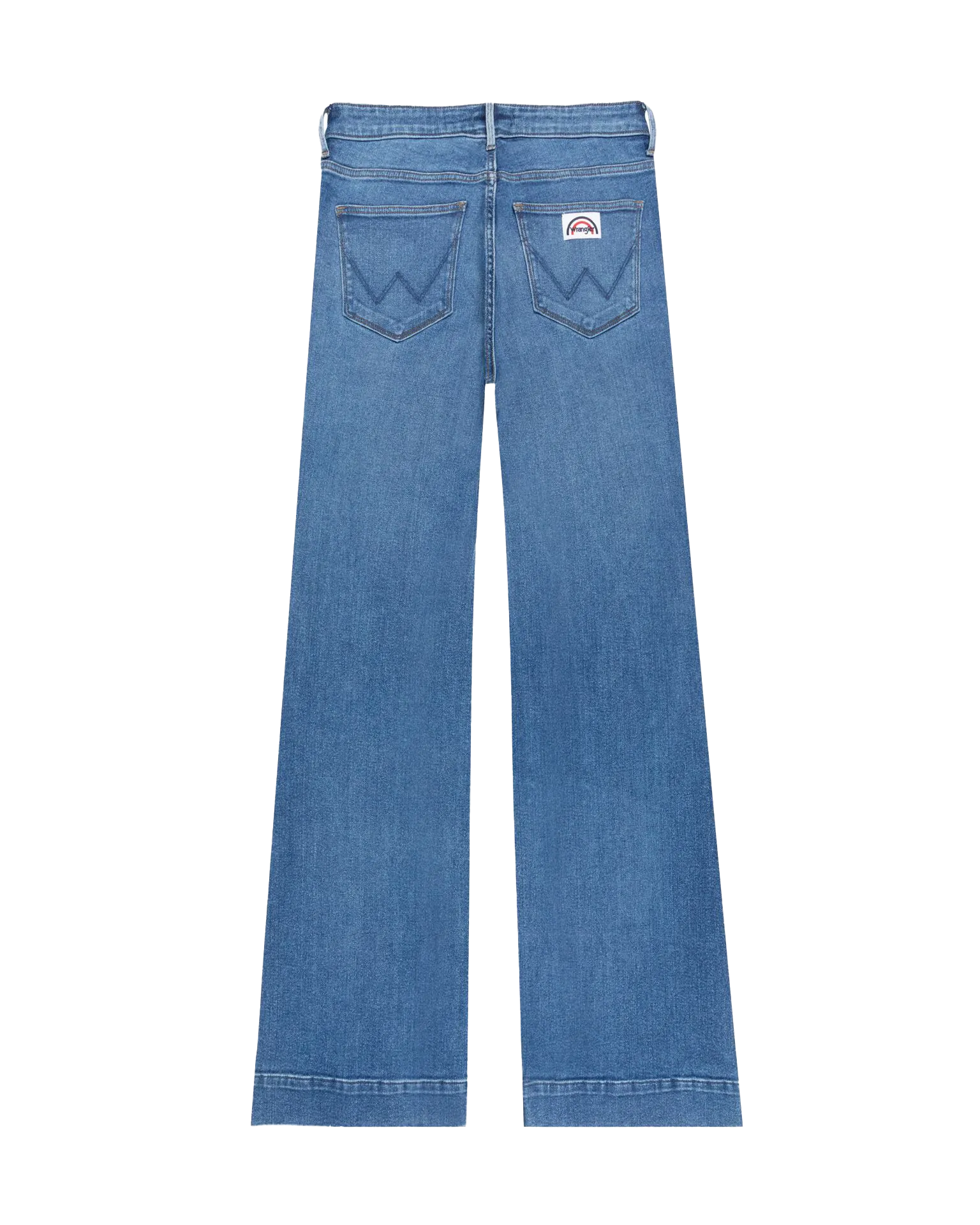Wrangler Clothing Flare Jeans in Rabenschwarz